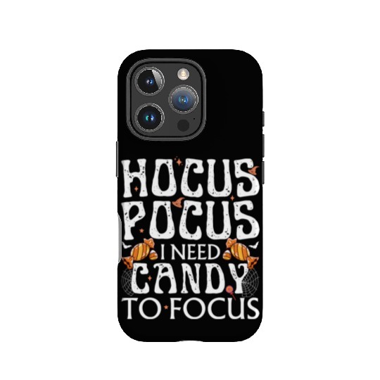 Hocus Pocus I Need Candy To Focus IPhone Cases