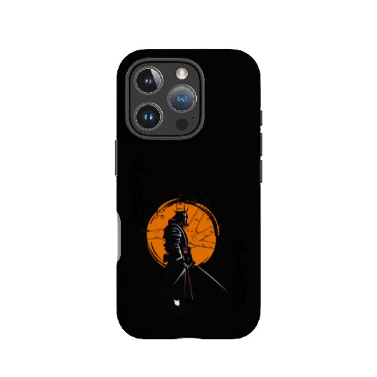 samurai with his sword IPhone Cases
