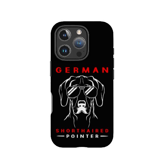 Dog With Sunglasses German Shorthaired Pointer Dog IPhone Cases