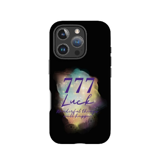 Angel Numbers Luck Mindful Quote 777 IPhone Cases