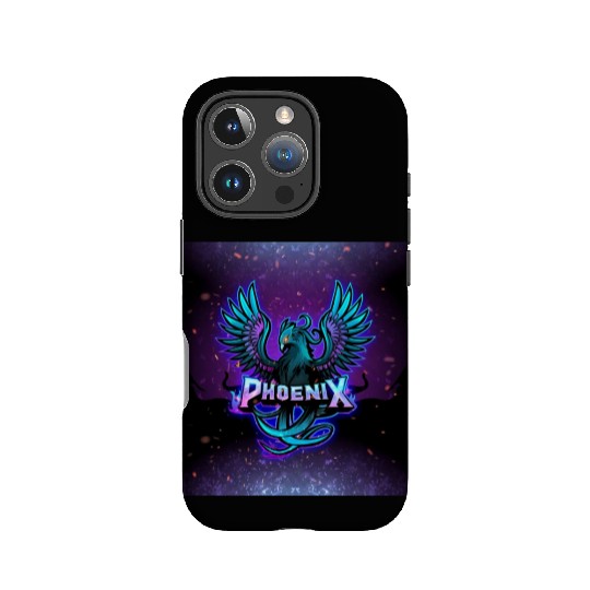 Phoenix Blue 1 IPhone Cases