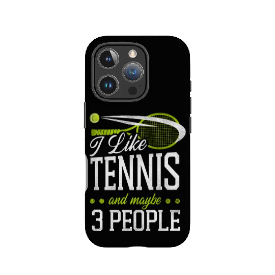 Funny Tennis Player Racket I Like IPhone Cases