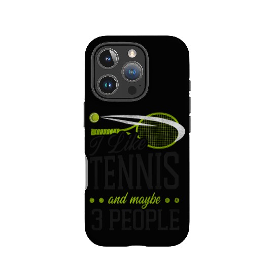 Funny Tennis Player Racket I Like IPhone Cases
