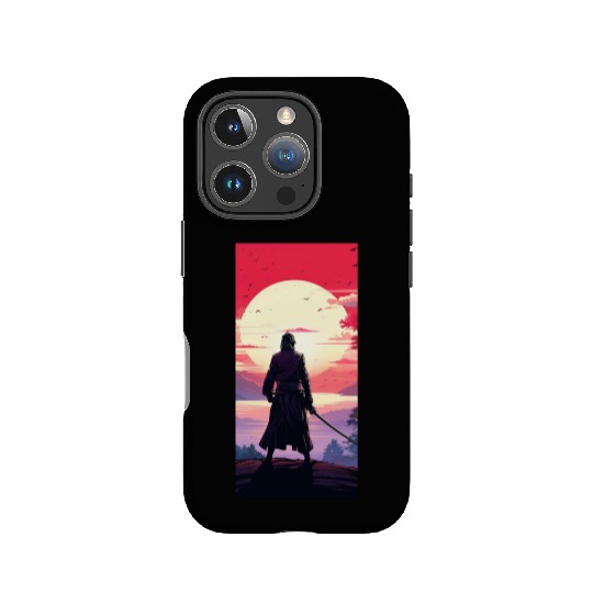 Anime traditional japanese samurai IPhone Cases