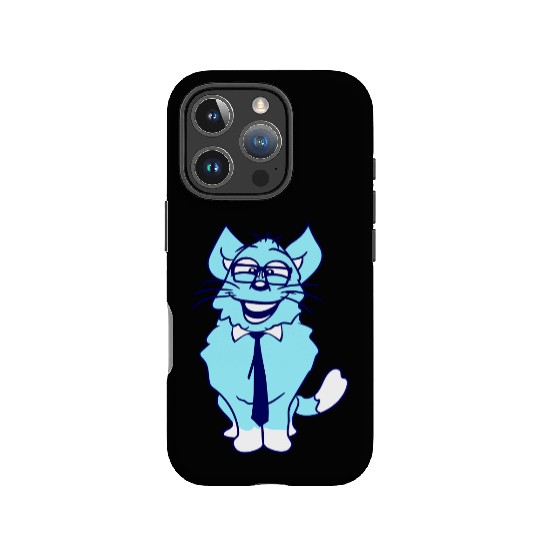Nerd Cat Horn-rimmed Glasses Geek Smart Kitten Fun IPhone Cases