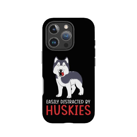 Siberian Husky Dog Easily Distracted By Huskies IPhone Cases