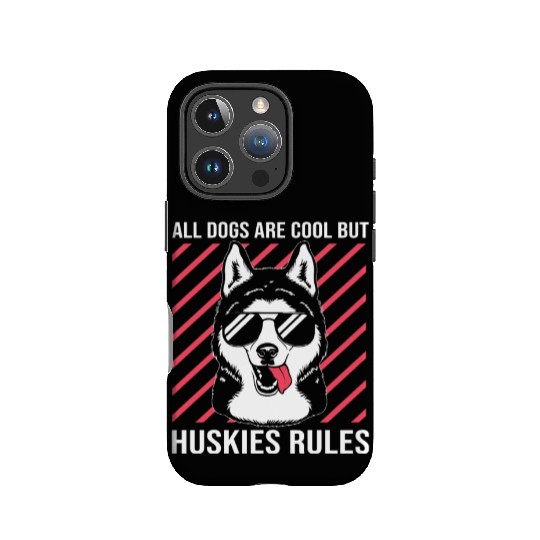 Siberian Husky All Dog Are Cool Dog With Sunglass IPhone Cases