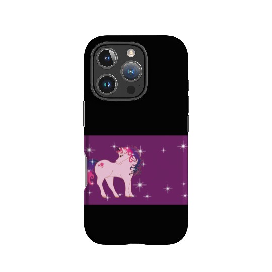 Fantasy unicorn - purple - design for girls IPhone Cases