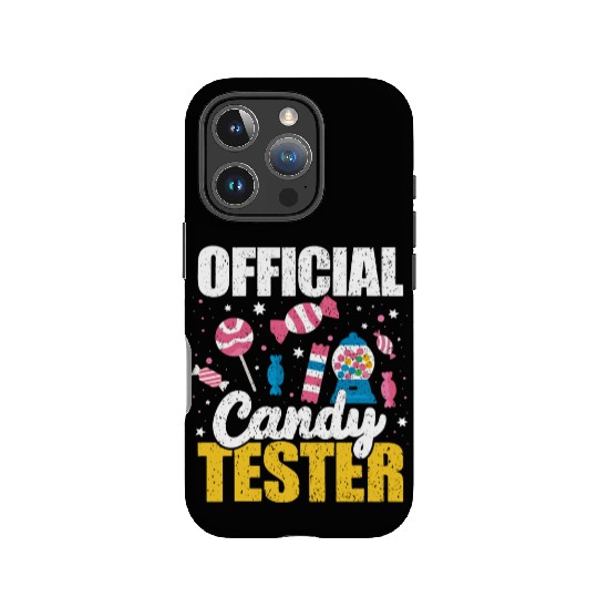 Kids Women Official Candy Tester For Candy Lover IPhone Cases