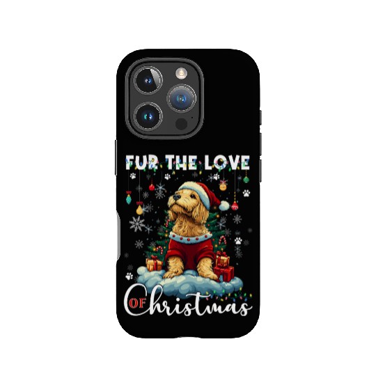 Golden Retriever Christmas Tree Decorations Dog IPhone Cases