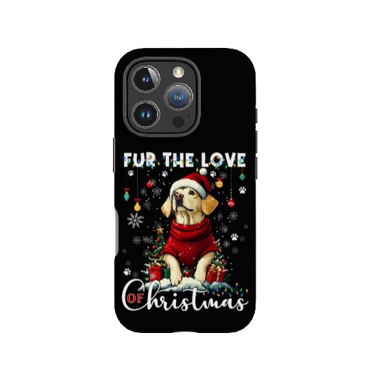 Labrador Retriever Christmas Tree Decorations Dog IPhone Cases