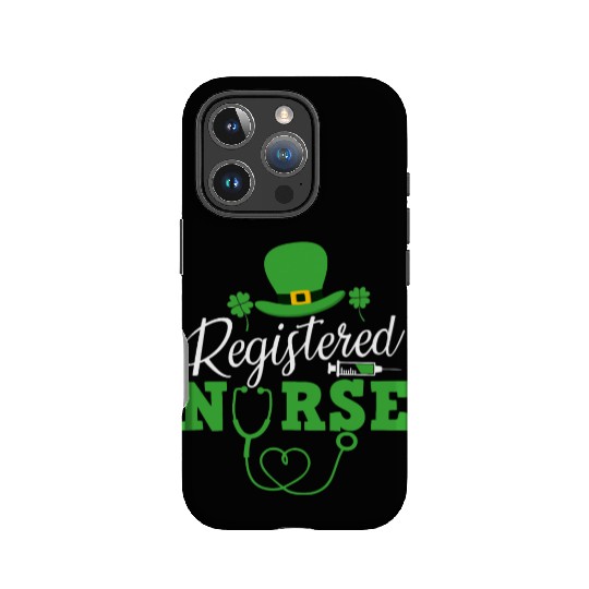 Registered Nurse St Patricks day Shamrock Nursing IPhone Cases