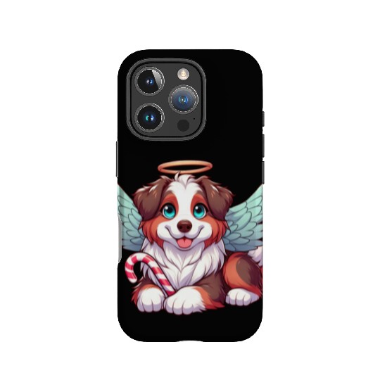 Cute Christmas Dog Australian Shepherd IPhone Cases