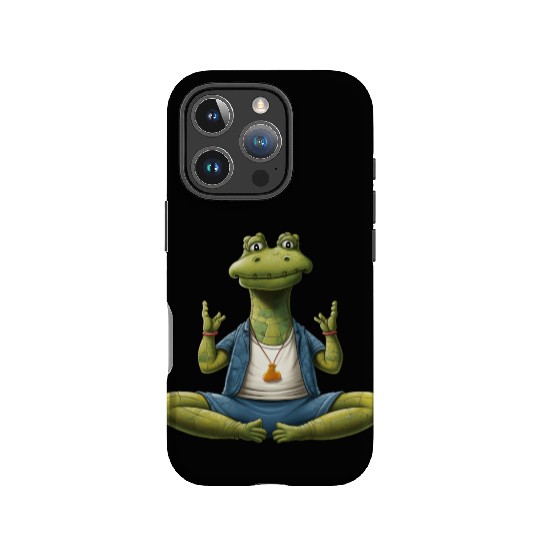 Crocodile Yoga / Yogi Crocodile IPhone Cases