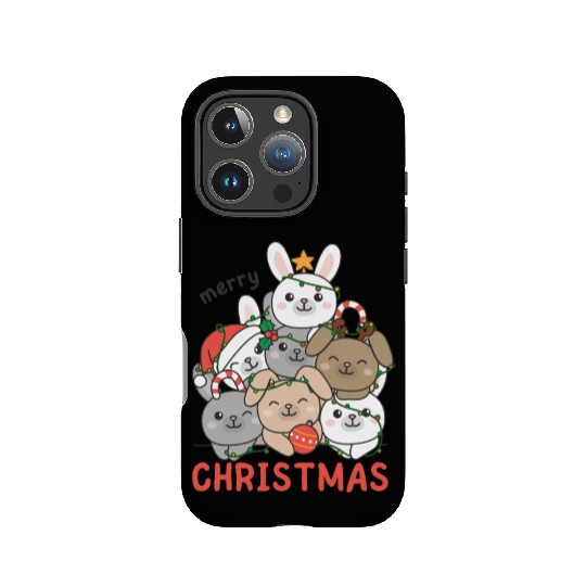 Bunny Christmas Tree Merry Christmas IPhone Cases