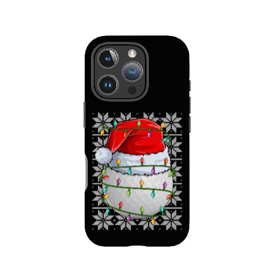 Golf Christmas Lights IPhone Cases