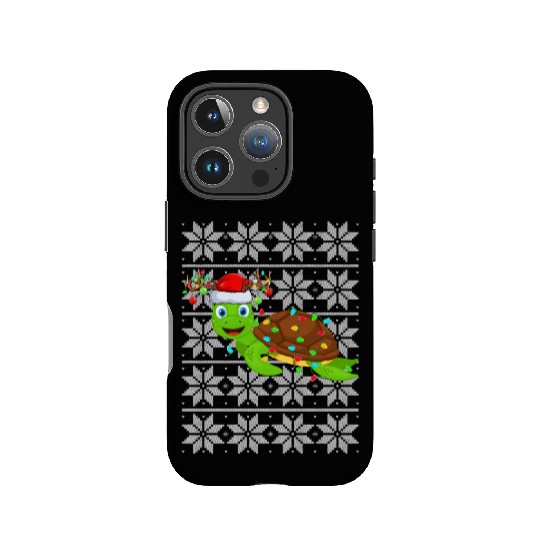 Sea Turtle Christmas Lights IPhone Cases