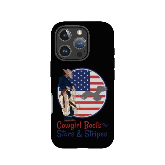 Cowgirl Boots and Stars & Stripes IPhone Cases