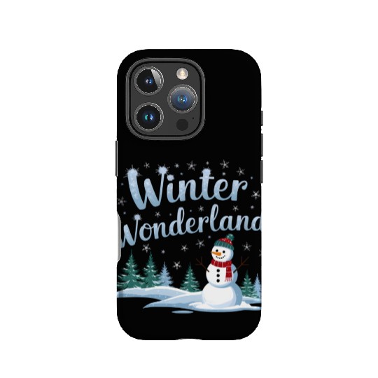 christmas snowman winter wonderland IPhone Cases