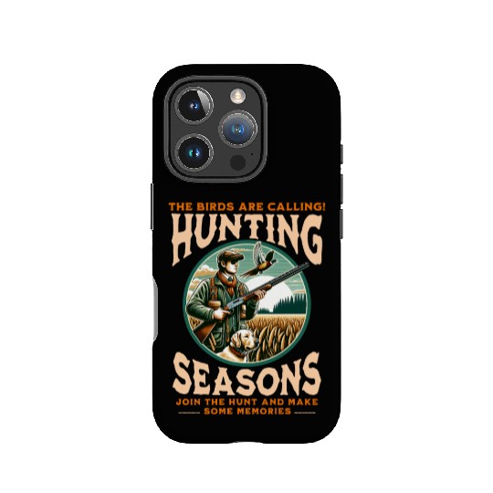 "THE BIRDS ARE CALLING HUNTING SEASONS" PHEASANT IPhone Cases