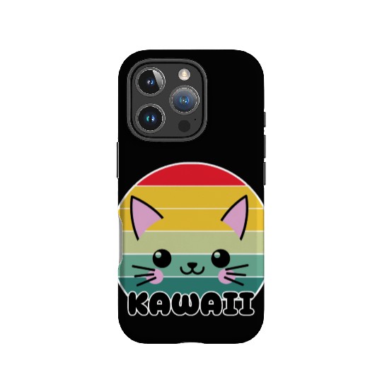 Kawaii Cat Face, Cat Lovers IPhone Cases