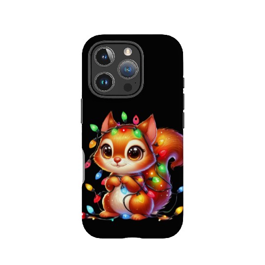FUNNY CHRISTMAS SQUIRREL IPhone Cases