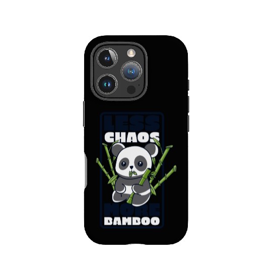 Less Chaos More Bamboo Panda Bear Friend Lover IPhone Cases