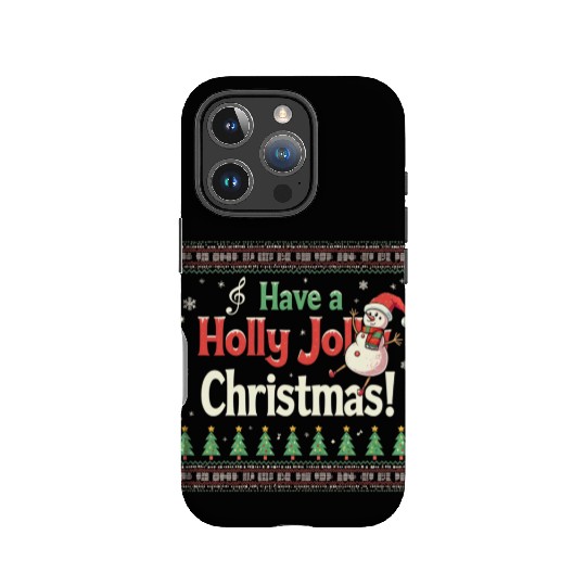 Have a holly joy christmas IPhone Cases