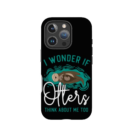 Otter I Wonder If Otters Think IPhone Cases