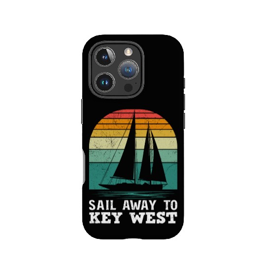 Florida SAIL AWAY TO KEY-WEST Florida Keys IPhone Cases