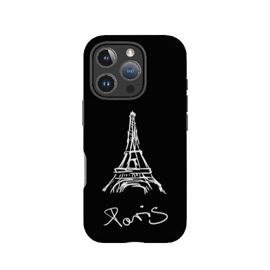 Paris Eiffel Tower Louvre Museum France Europe IPhone Cases