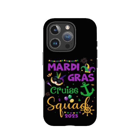 Mardi Gras Cruise Squad 2025 IPhone Cases