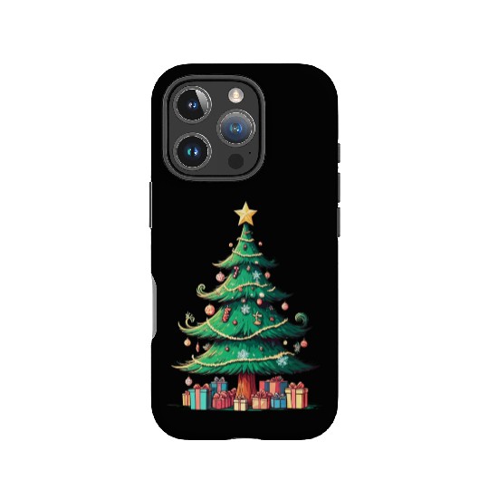 Quirky Christmas Tree IPhone Cases