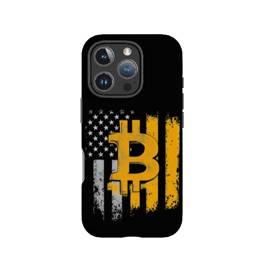 American Bitcoin Blockchain Cryptocurrency BTC IPhone Cases