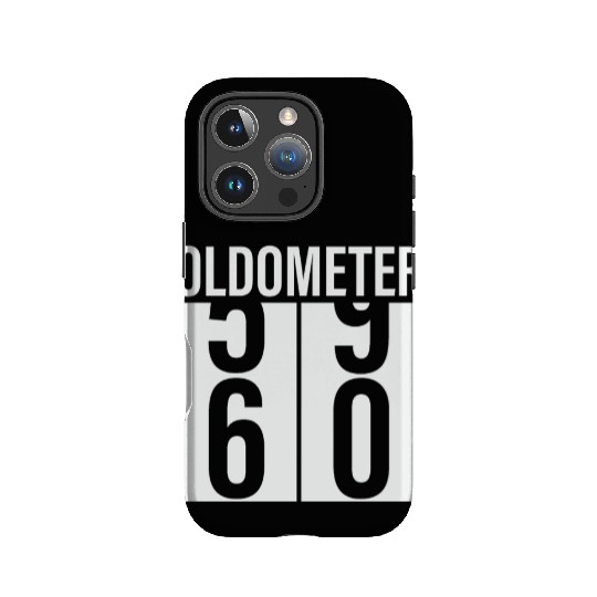 Oldometer Odometer Funny 60th Birthday 60 yrs Joke IPhone Cases