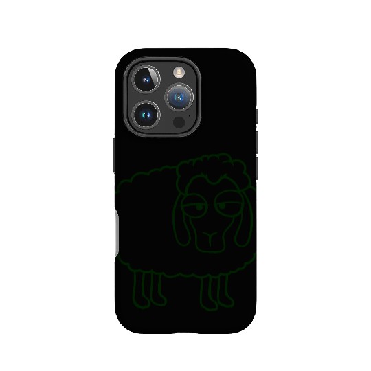Sheep Tired Bored Look Little Sweet Lamb Bad Mood IPhone Cases