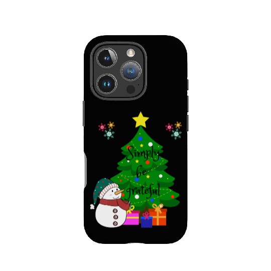 Simply be grateful IPhone Cases