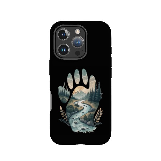 Eternal Bond: Hand to Paw River Connection IPhone Cases