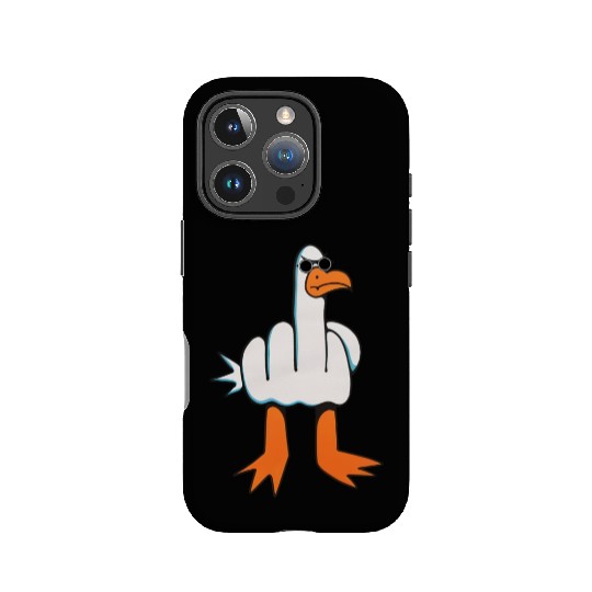 Rude Seagull Design Unis Funny Rude Seagulls Gift IPhone Cases