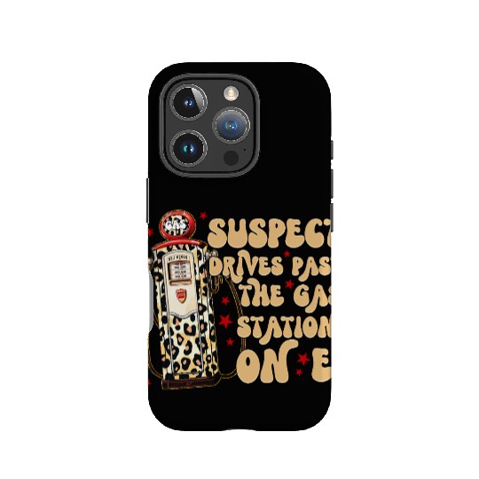 Funny Gas Station Leopard Print Design IPhone Cases