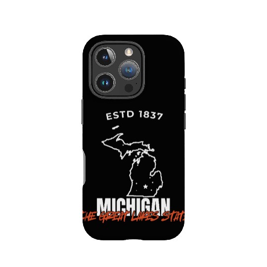 Michigan The Great Lakes State USA IPhone Cases America