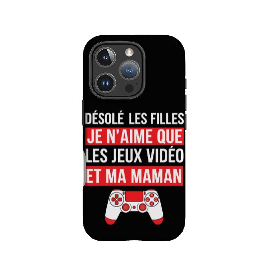 Garçons Saint Valentin Jeux Vidéo Gamer Humour IPhone Cases