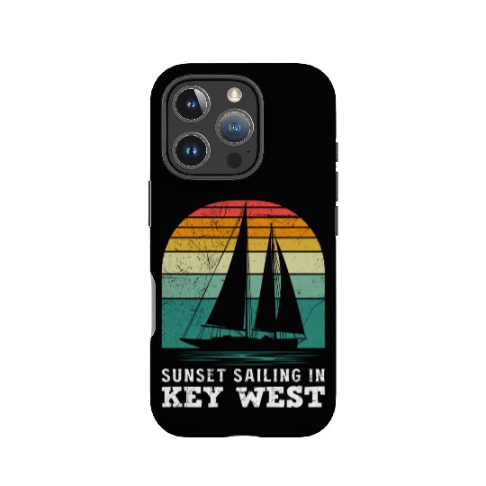 Florida SUNSET SAILING IN KEY-WEST IPhone Cases