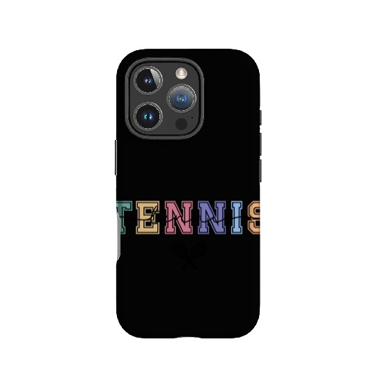 Tennis Typography and Tennis Rackets IPhone Cases