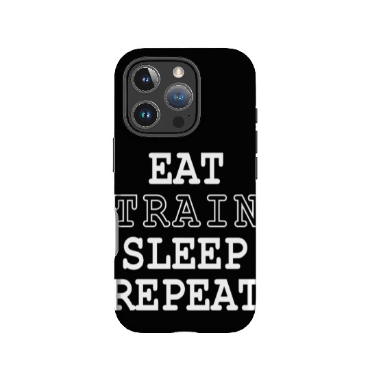 Fit Life - Eat, Train, Sleep, Repeat IPhone Cases