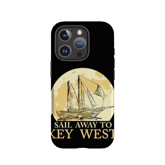 Florida Keys SAIL AWAY TO KEY-WEST Sailing Outfit IPhone Cases