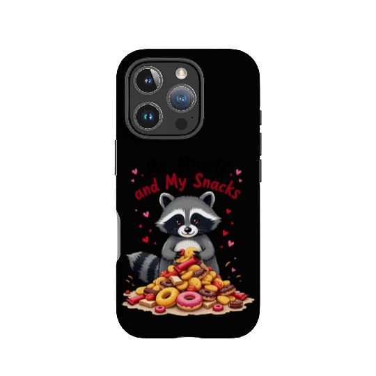 Me, Myself, and My Snacks IPhone Cases