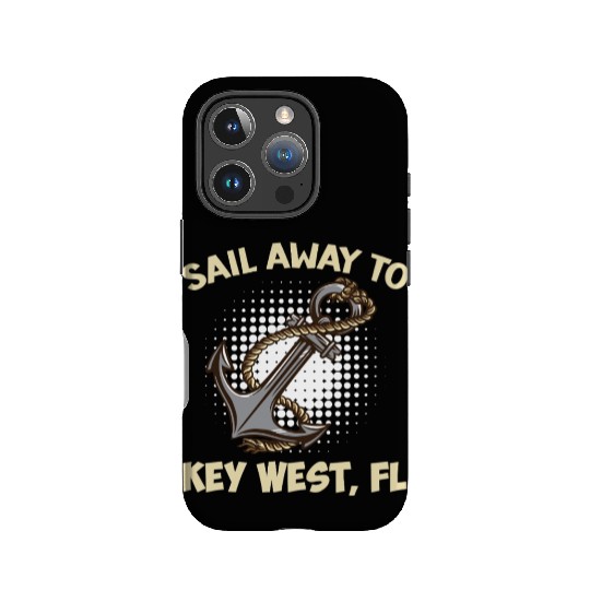 Florida Keys SAIL AWAY TO KEY-WEST Sailing Outfit IPhone Cases