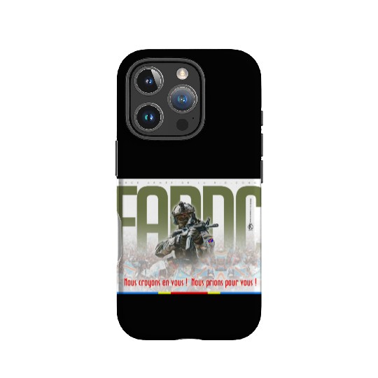 Support to the Armed Forces of DR Congo IPhone Cases