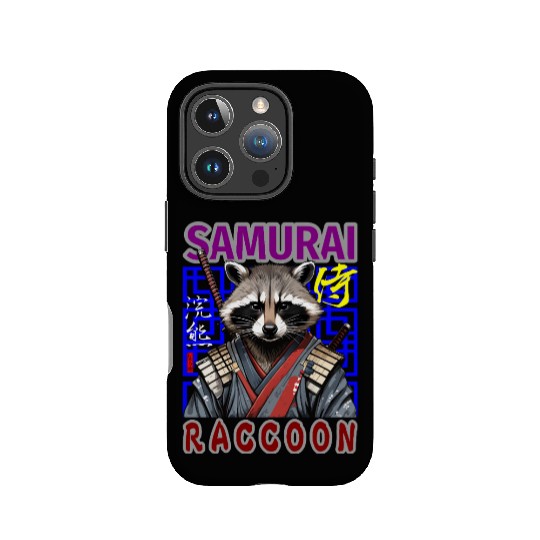 Samurai Raccoon IPhone Cases